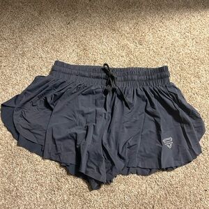 Keiki Kona Gray Flutter Shorts Skort